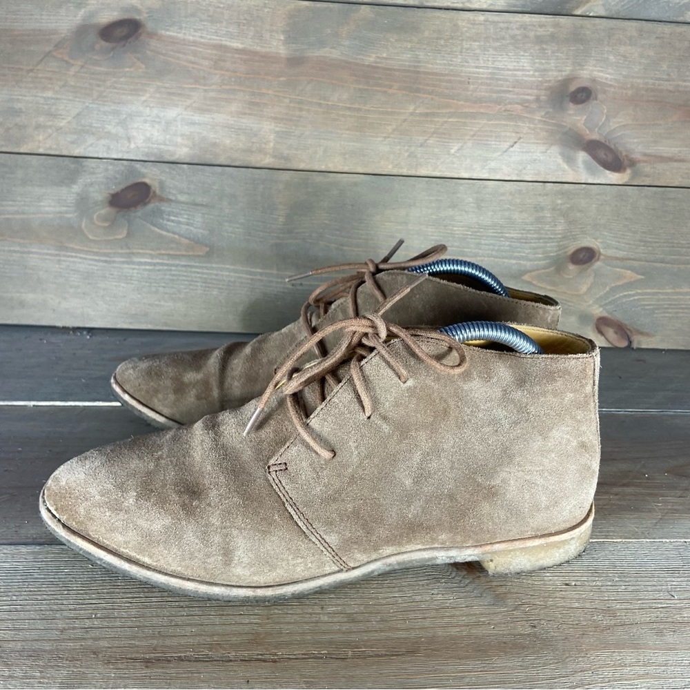 clarks phenia womens size 9 shoes brown suede comfort chukka boots